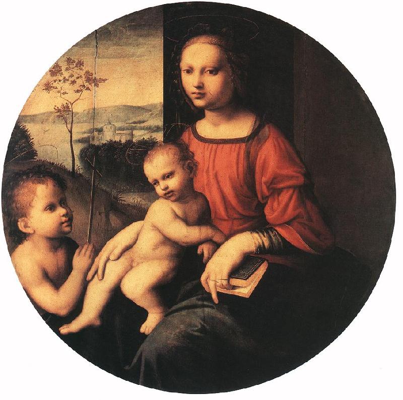 BUGIARDINI, Giuliano Virgin and Child with the Infant St John the Baptist